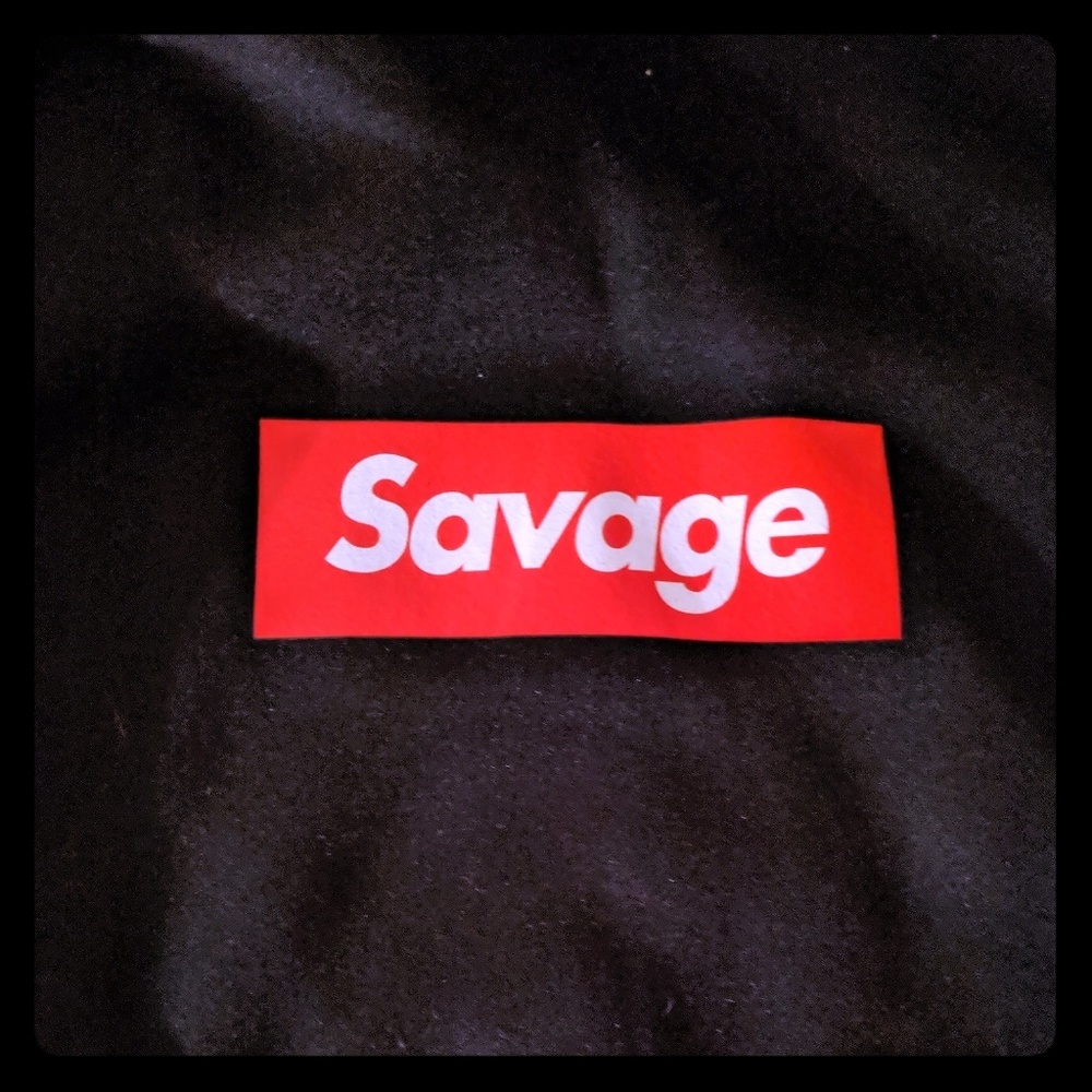 SAVAGE "Supreme Red Box Parody Design" SAVAGE 21.